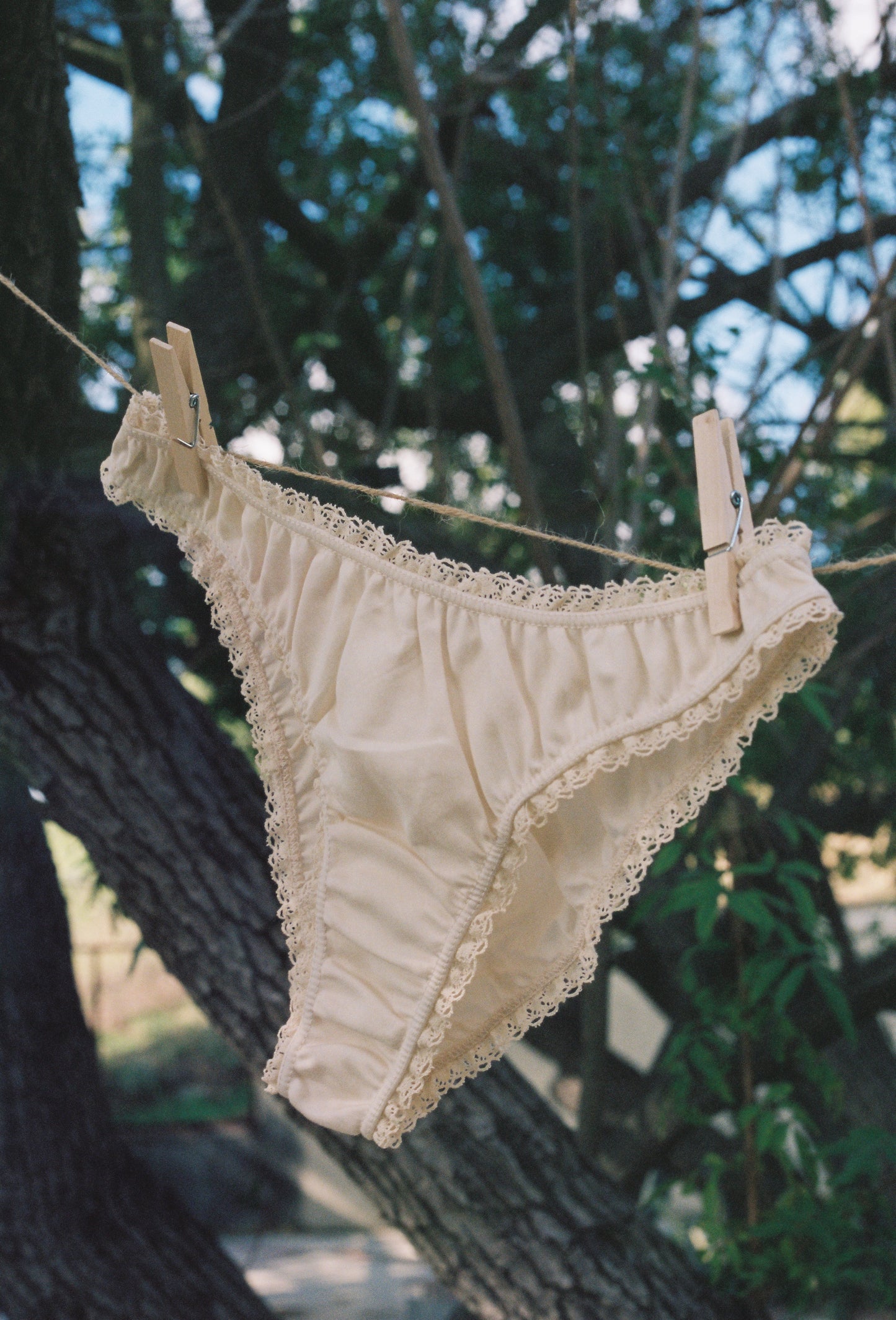 natural ruffled undies